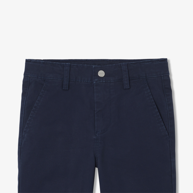 Boy straight twill trousers