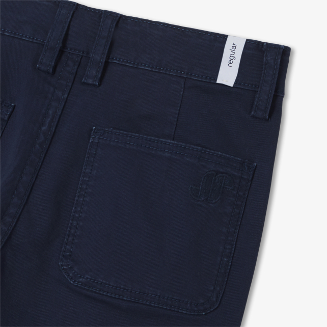 Boy straight twill trousers