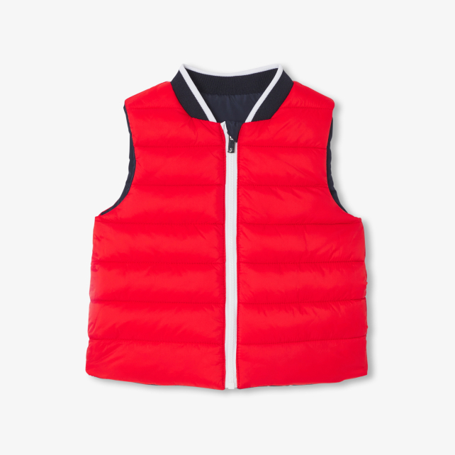 Baby boy sleeveless down jacket