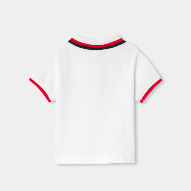 Baby boy short-sleeved polo shirt