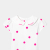 Baby girl short-sleeved bodysuit