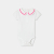 Baby girl short-sleeved bodysuit