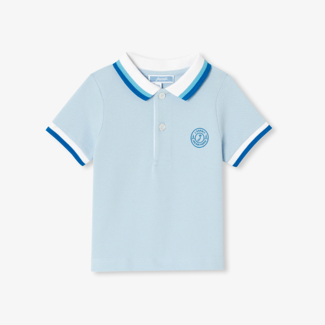 Baby boy short-sleeved polo shirt