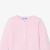 Baby girl cardigan in garter stitch