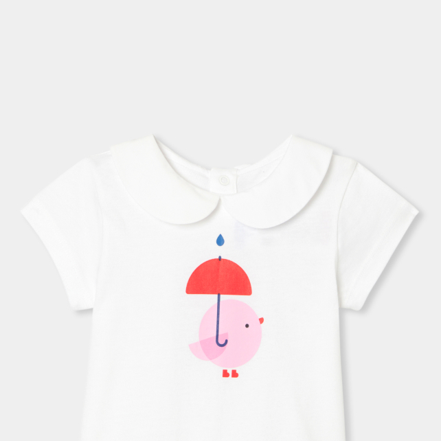 Baby girl short-sleeved T-shirt