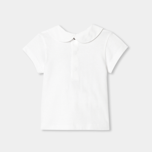 Körpə qız üçün qısaqollu köynək