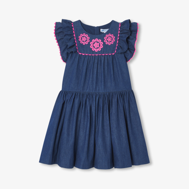 Girl lightweight denim dress