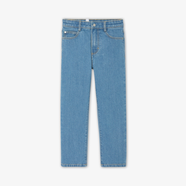 Boy straight-cut jeans