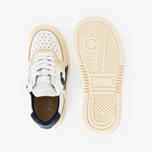 Boy leather trainers
