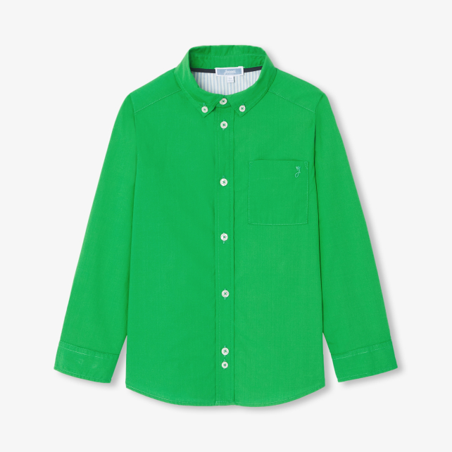Boy light poplin shirt
