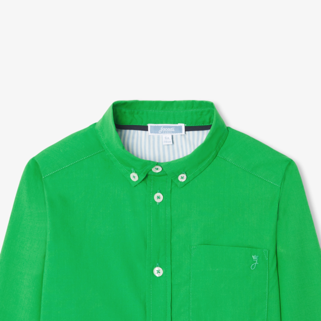 Boy light poplin shirt