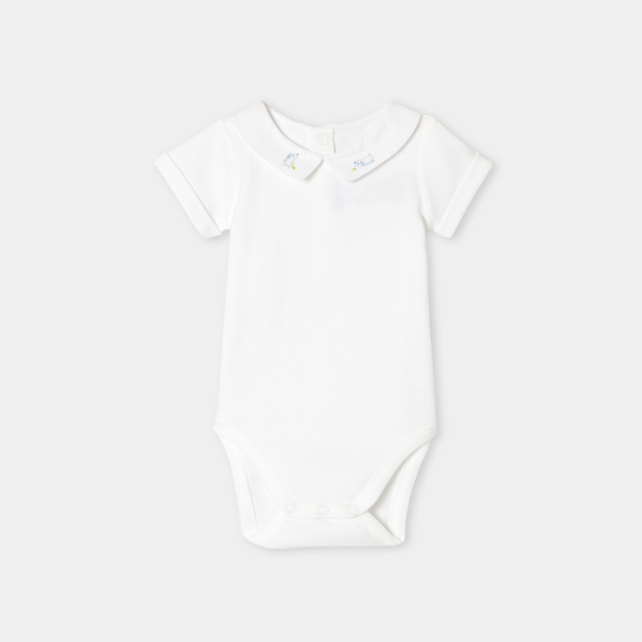Baby boy short-sleeved bodysuit