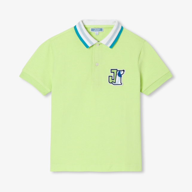 Boy short-sleeved polo shirt