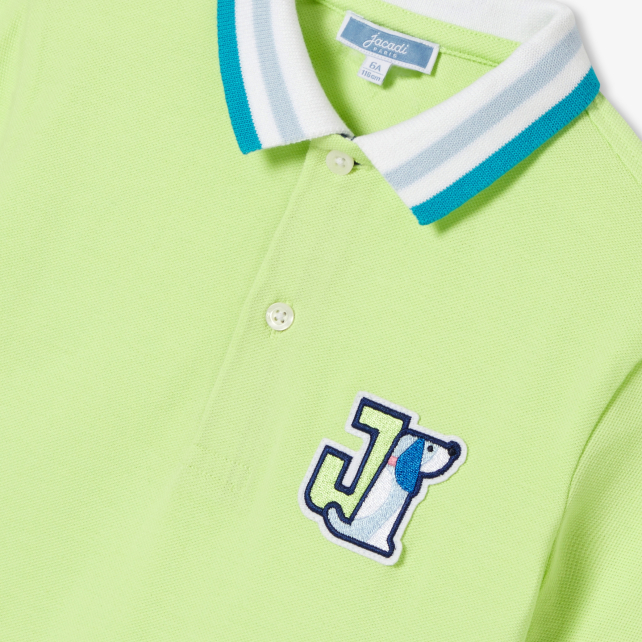Boy short-sleeved polo shirt