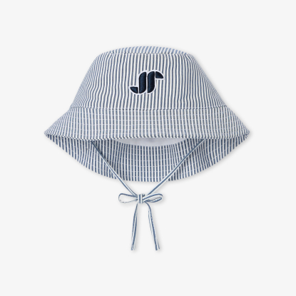 Körpə oğlan üçün zolaqlı papaq