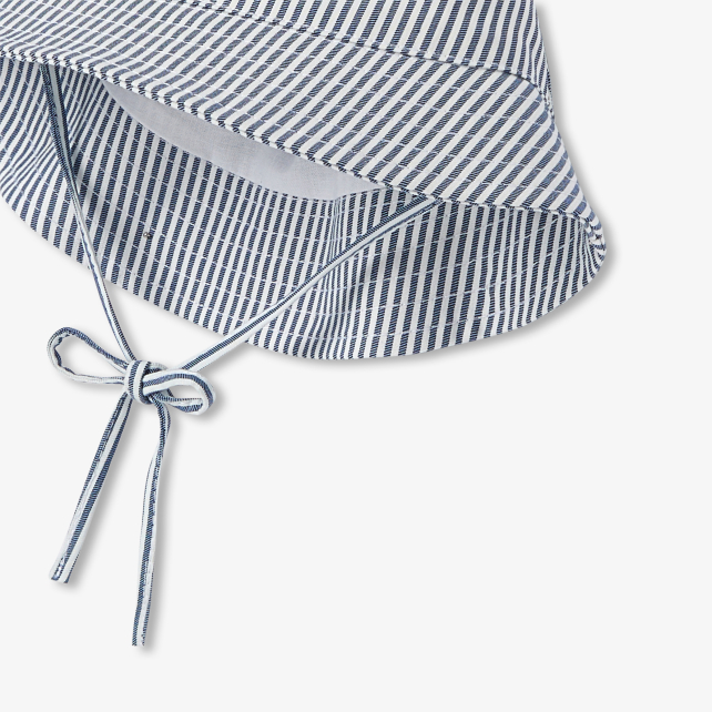 Baby boy bob with fine stripes