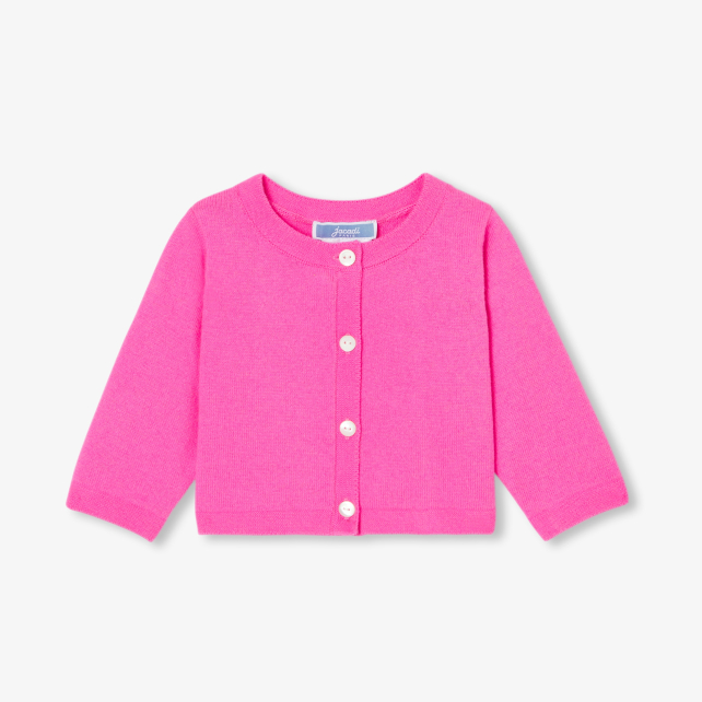 Baby girl jersey cardigan