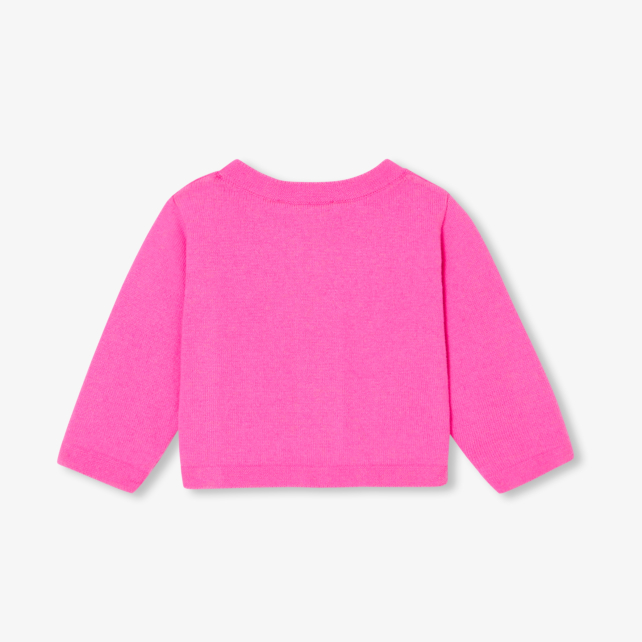 Baby girl jersey cardigan