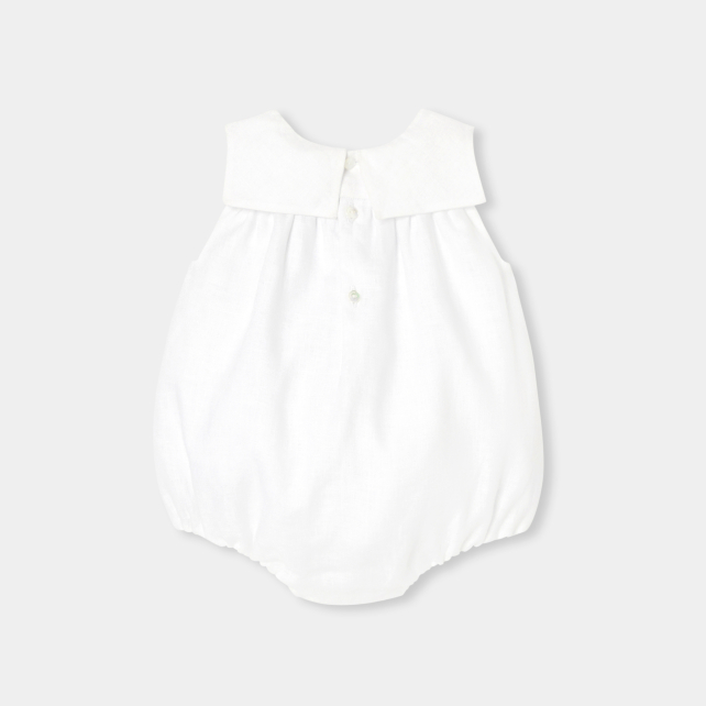 Baby linen romper Baby linen romper