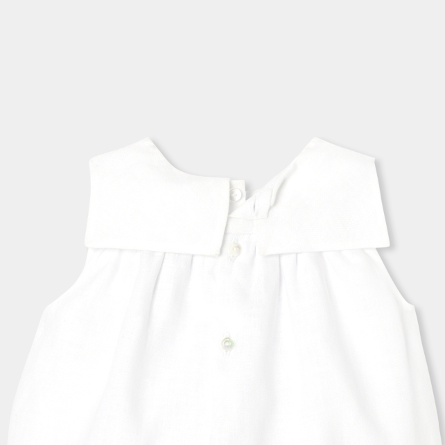 Baby linen romper Baby linen romper