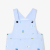 Baby boy short overalls in Oxford