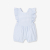 Baby girl seersucker romper
