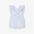 Baby girl seersucker romper