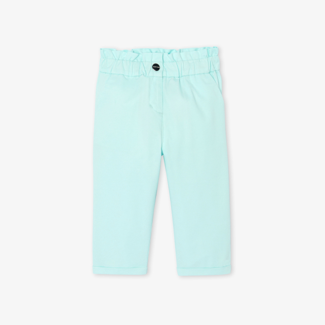 Baby girl twill trousers