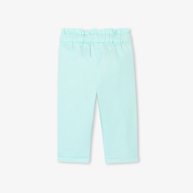 Baby girl twill trousers