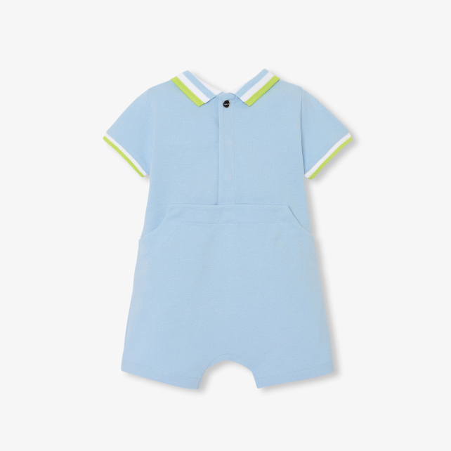 Baby boy polo/short jumpsuit