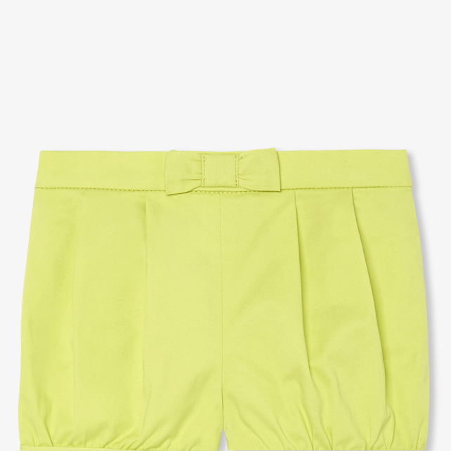 Baby girl shorts in twill