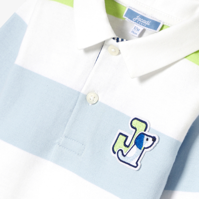 Baby boy long-sleeve polo shirt