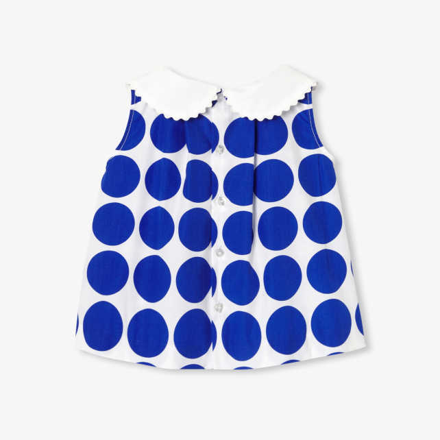 Körpə qız üçün qolsuz bluz