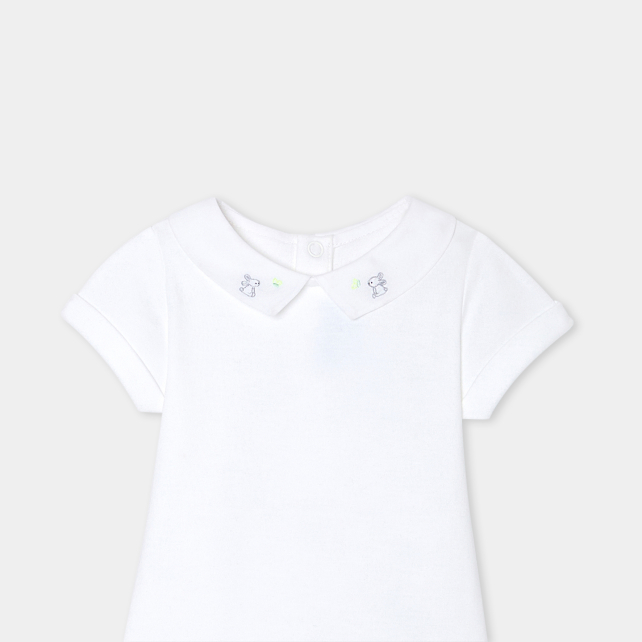 Baby boy short-sleeved bodysuit