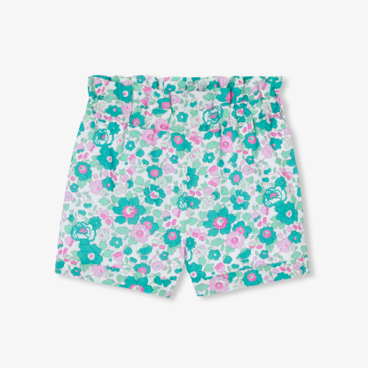 Baby girl shorts in Liberty fabric