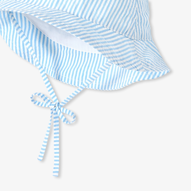 Baby boy bob in striped cotton