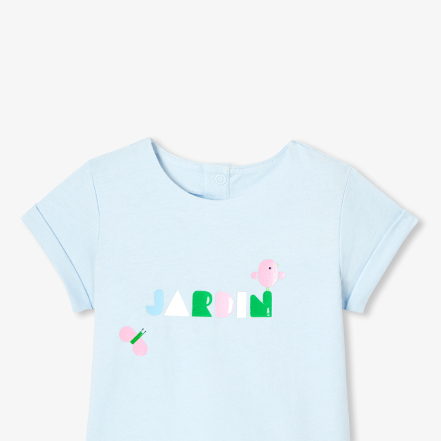 Baby girl short-sleeved T-shirt