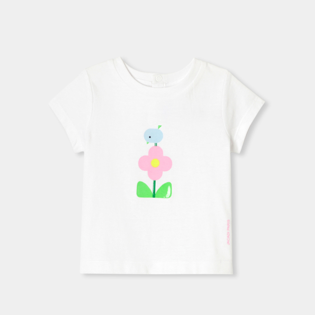 Baby girl short-sleeved T-shirt