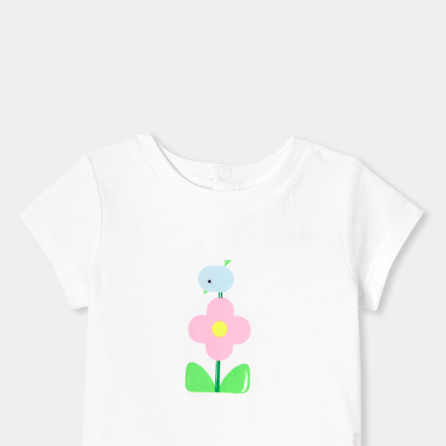 Baby girl short-sleeved T-shirt