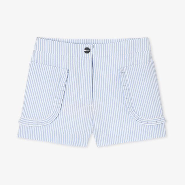 Girl seersucker shorts