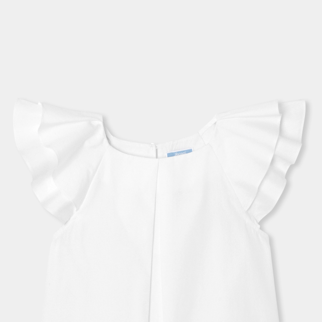 Girl blouse in poplin