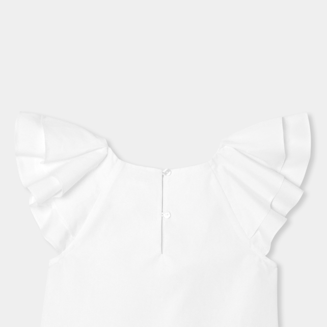 Girl blouse in poplin