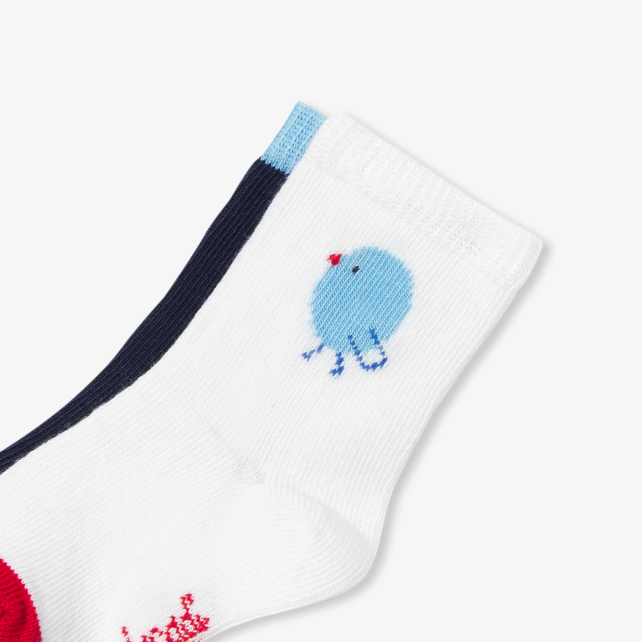 Baby boy duo of socks