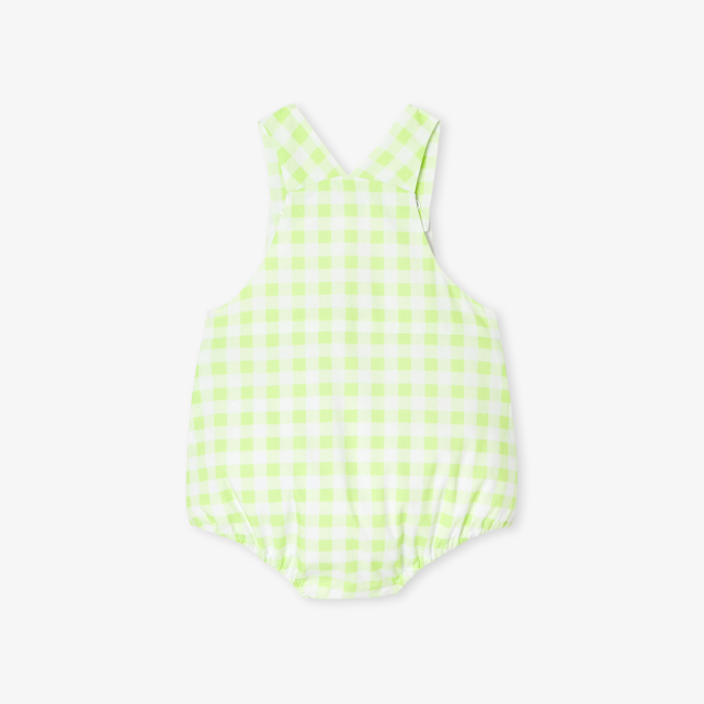 Baby boy gingham romper Baby boy gingham romper