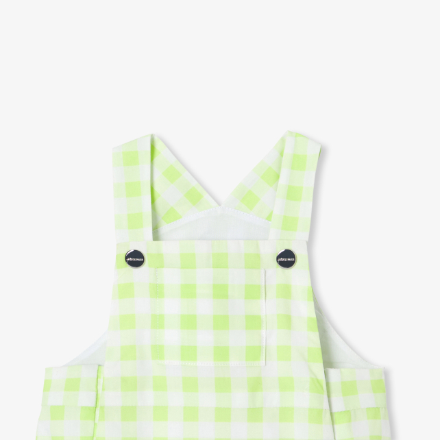 Baby boy gingham romper Baby boy gingham romper