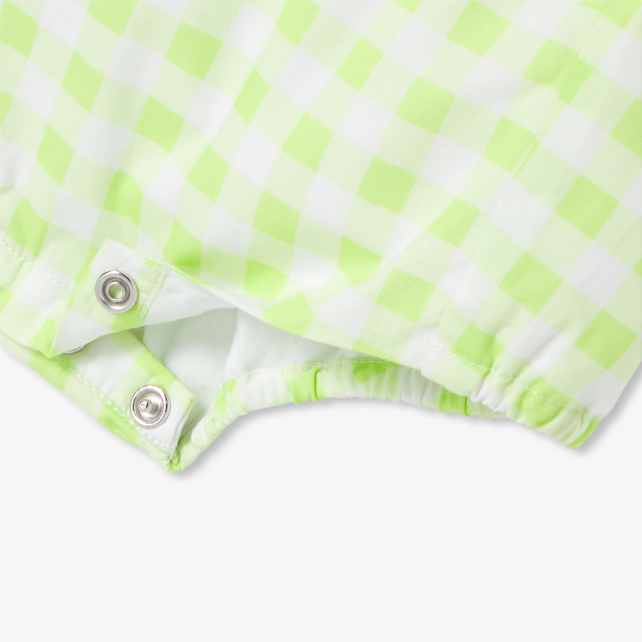 Baby boy gingham romper Baby boy gingham romper