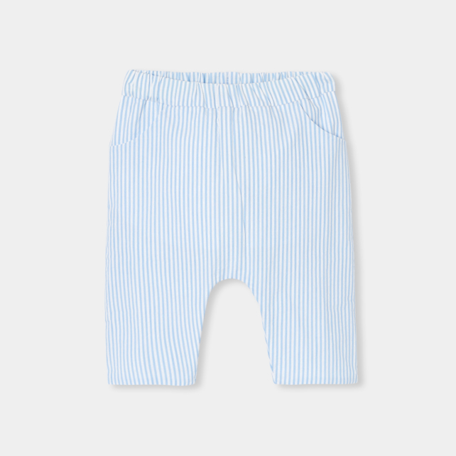 Baby boy seersucker trousers