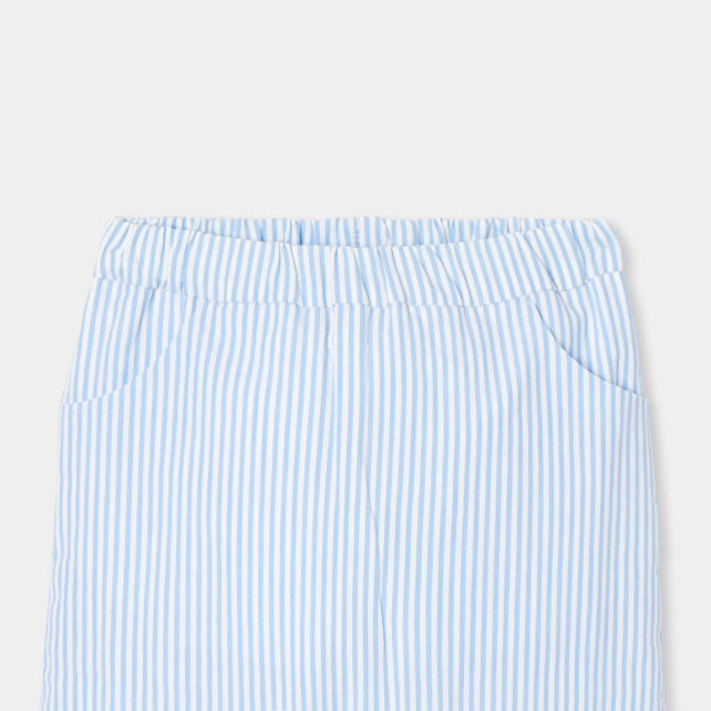 Baby boy seersucker trousers