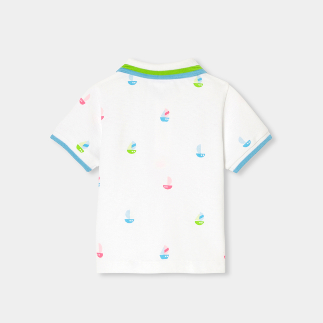 Baby boy short-sleeved polo shirt