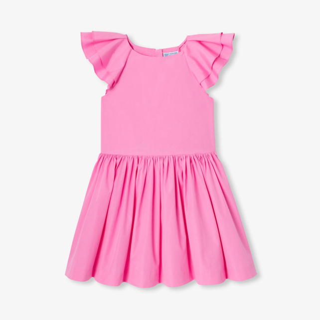 Girl dress in poplin
